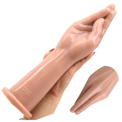 FAAK prodotti del sesso dildo dildo plug anale aspirazione grande mano anale farcito butt plug grande pene pugno masturbarsi giocattoli del sesso donne uomini