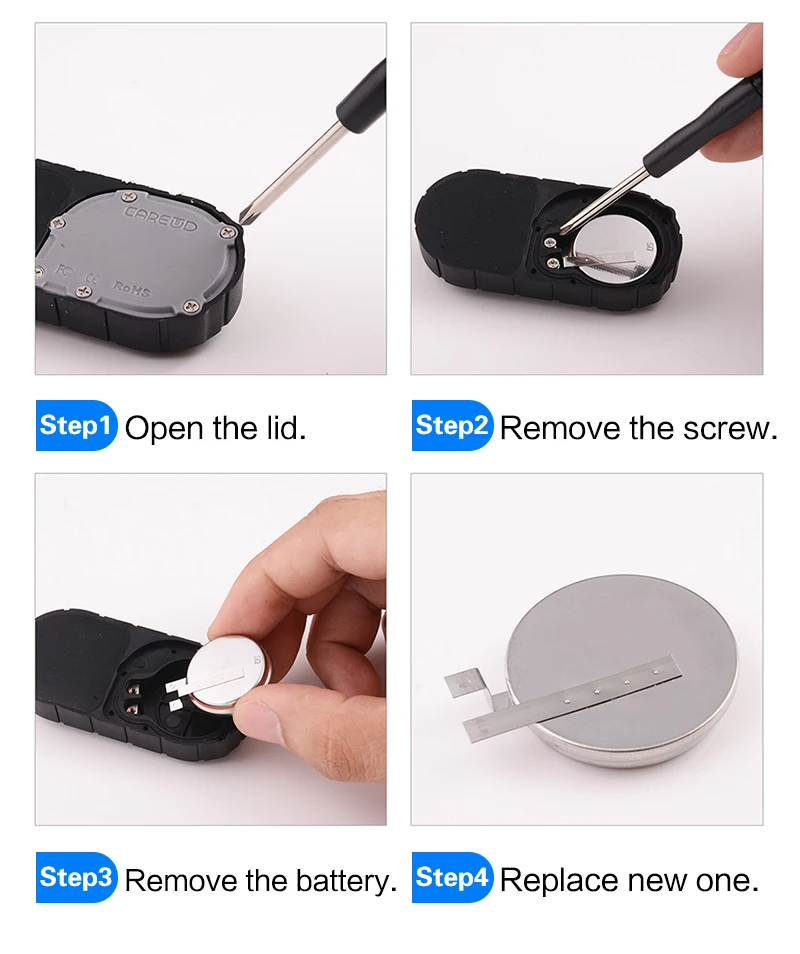 Only For CAREUD Built-in TPMS NF+ Car Wireless Internal Sensor with Replaceable Battery for Anti-theft and being lost