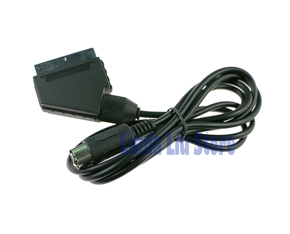 Chengchengdianwan 1.8 متر rgb سكارت مرئيات الحبل tv الرصاص 1 md ل sega genesis 1 ميجا محرك MD1 pal v-دبوس 2 قطعة/الوحدة