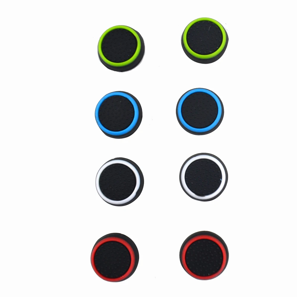10 pcs a lot Game Accessory Protect Cover Silicone Thumb Stick Grip Caps for PS3 /PS4 for Xbox 360 for Xbox one Game Controllers
