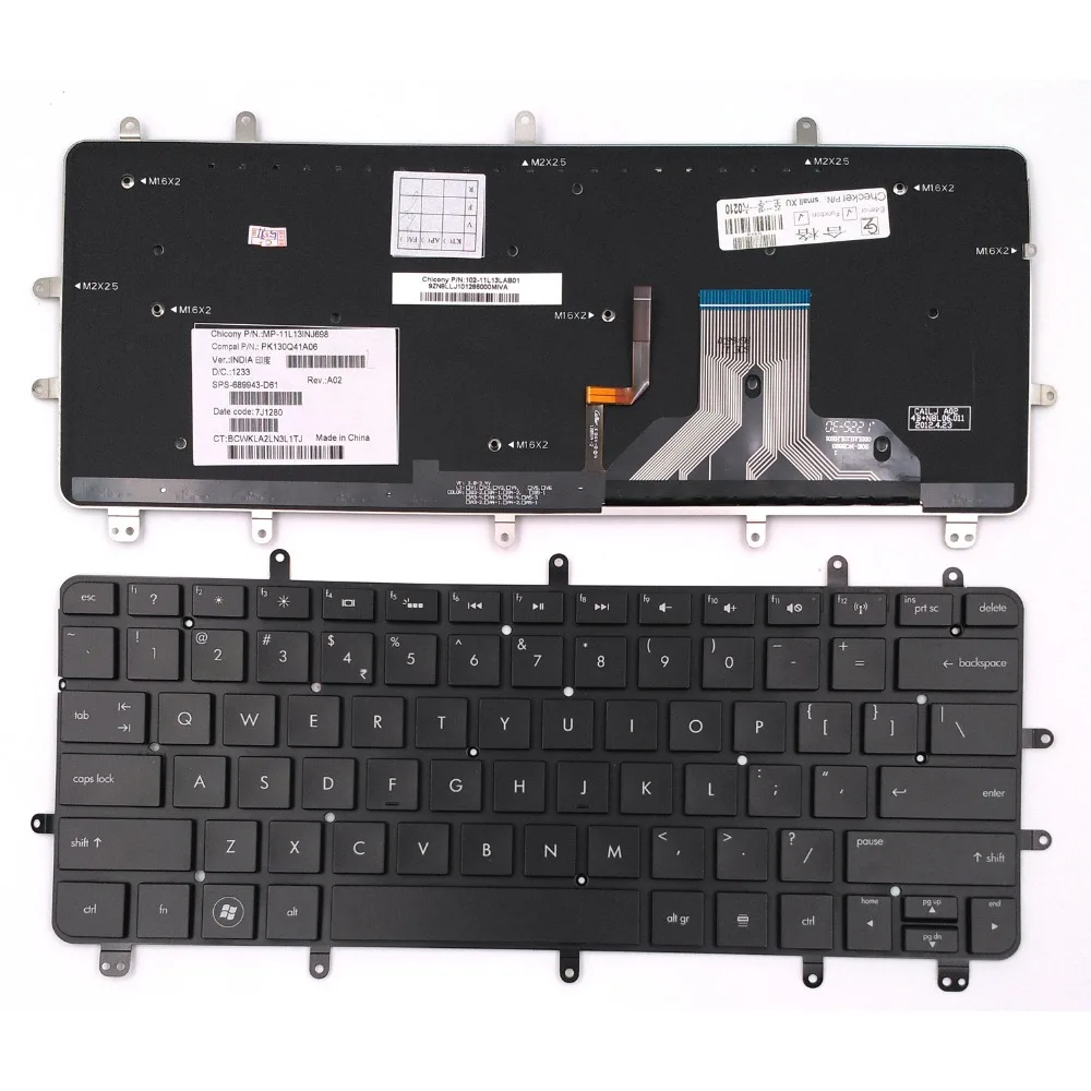 New Laptop Keyboard for HP Envy Spectre 13 XT 13-2000 13-2150NR 13 New Laptop Keyboard for HP Envy Spectre 13 XT 13-2000 13-2150NR 13
