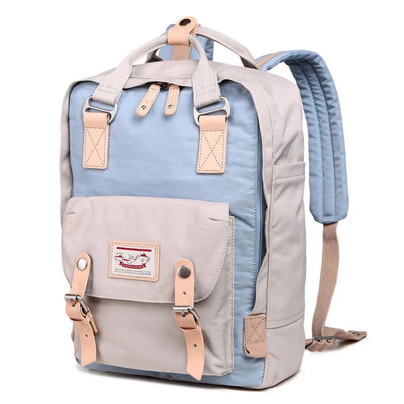 

New Fashion Women Candy Color Canvas Backpacks School Bags For Girl boy Casual Travel Bags laptop backpack Mochila S062