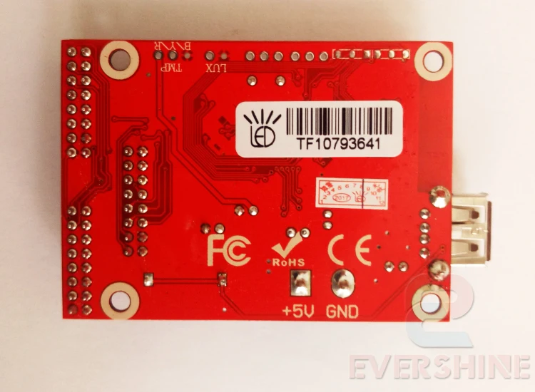TF-S6UW0 LED Controller Card, WiFi + USB-Disk, cor única e dupla, uso para uso interno e externo