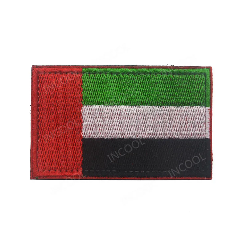 Parche bordado bandera Emiratos Árabes Unidos para ropa y mochila - imagen 2
