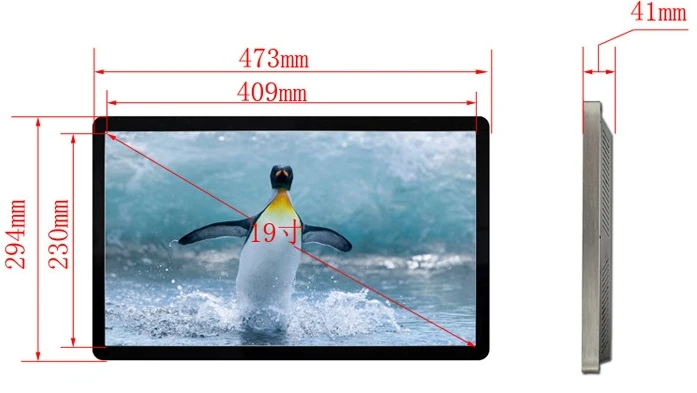 Lcd tft الرقمية لافتات أندرويد لوحة سعوية تعمل باللمس 1280*800 POE الكل في واحد مع بلوتوث ، واي فاي ، RJ45 جهاز كمبيوتر شخصي