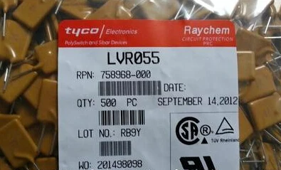 

500PCS x LVR055 L055 0.55A 240V PPTC Resettable fuse