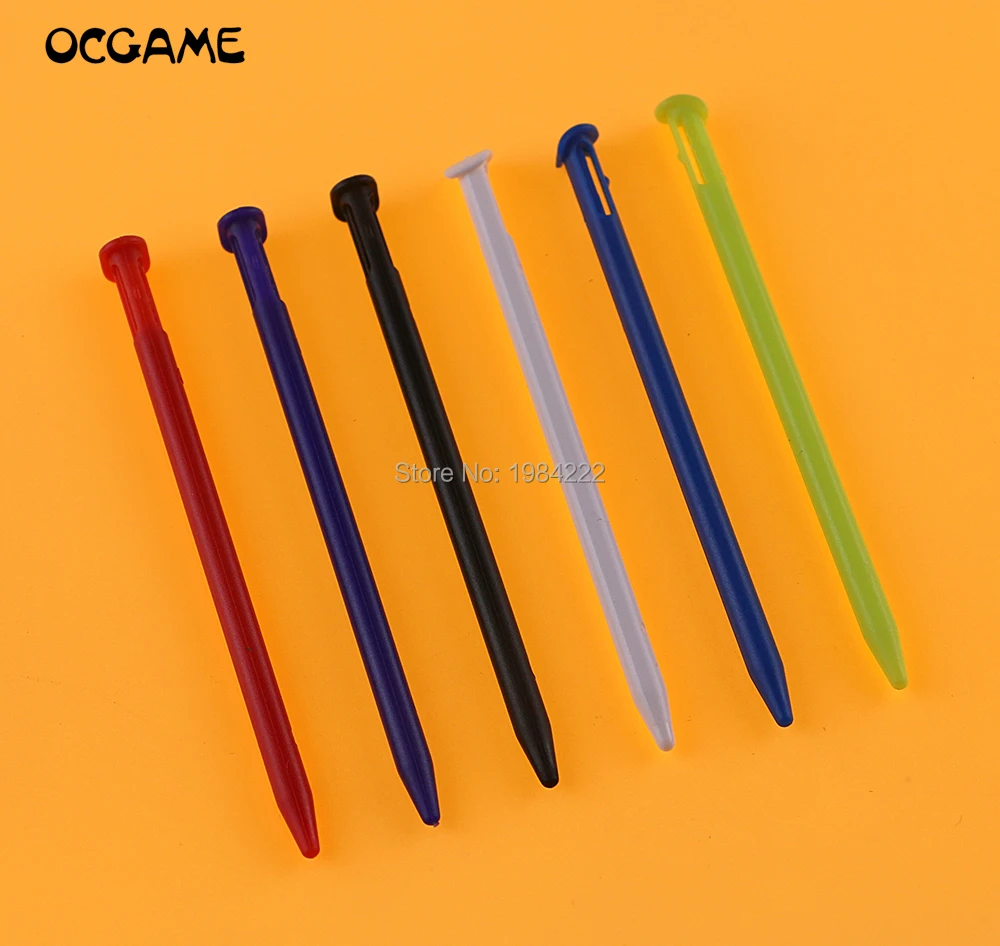 OCGAME 5pcs/lot Multi-Color Plastic screen Touch Stylus Pen For NEW Nintendo NEW 3DS high quality