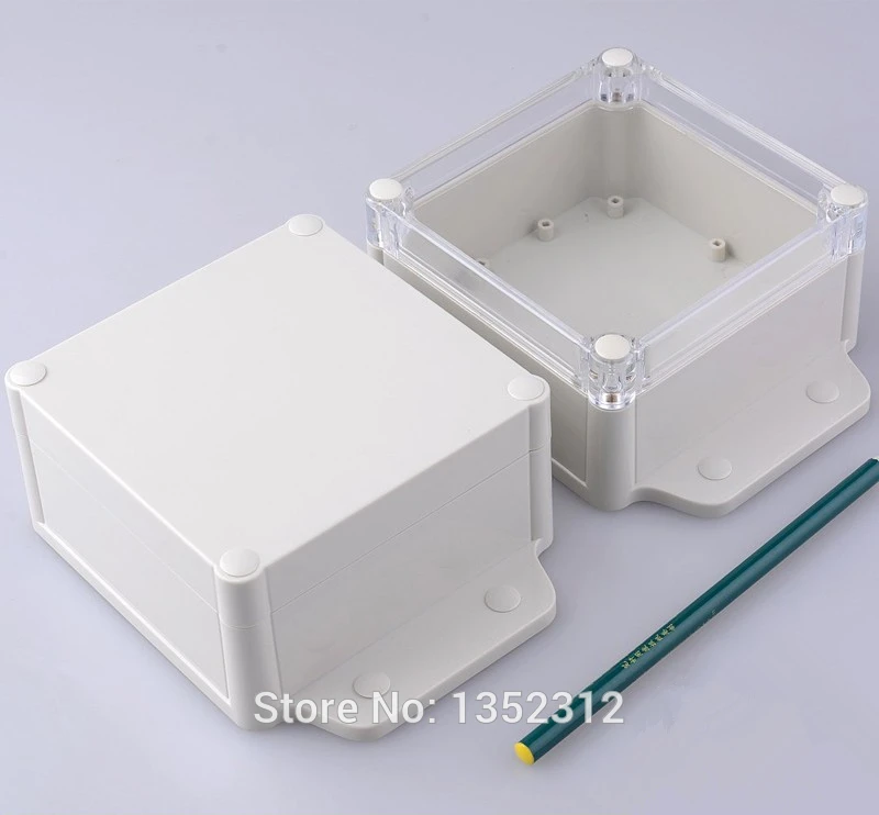 5 pcs/lot 168*120*61mm IP68 Plastic waterproof box for electronic wall mount ABS enclosure DIY project box switch box outlet box