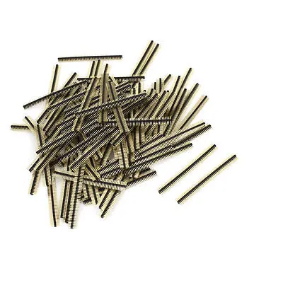 

100Pcs 50 Position 1.27mm Pitch Double Row Straight Pin Header Strip Free shipping