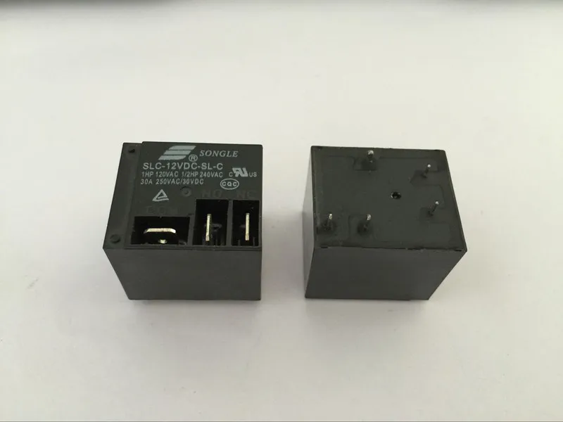 5pcs T91 SLC-12VDC-SL-C SLC-05VDC-SL-C SLC-24VDC-SL-C Black Electrical PCB Power Relay 30A 250VAC 5pin NEW