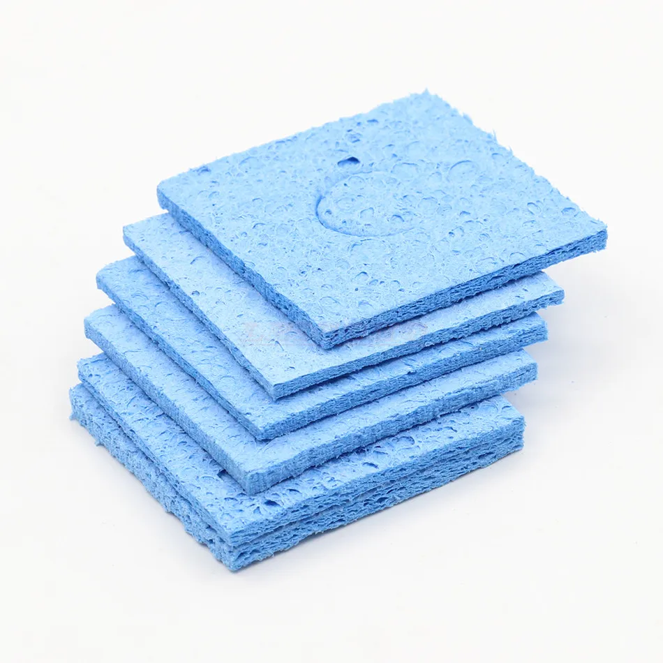 RIESBA blue Clean Tool High Temperature Enduring Condense Electric Solder Welding Soldering Iron TIp Cleaning Sponge