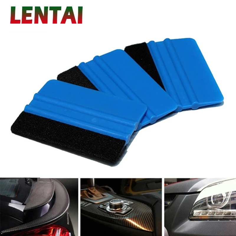 

LENTAI 1PC Car Cleaning tool Scraper Blue squeegee For Ford Focus MK2 2 3 Fiesta Mondeo MK4 Kuga Fusion Ranger Toyota Corolla