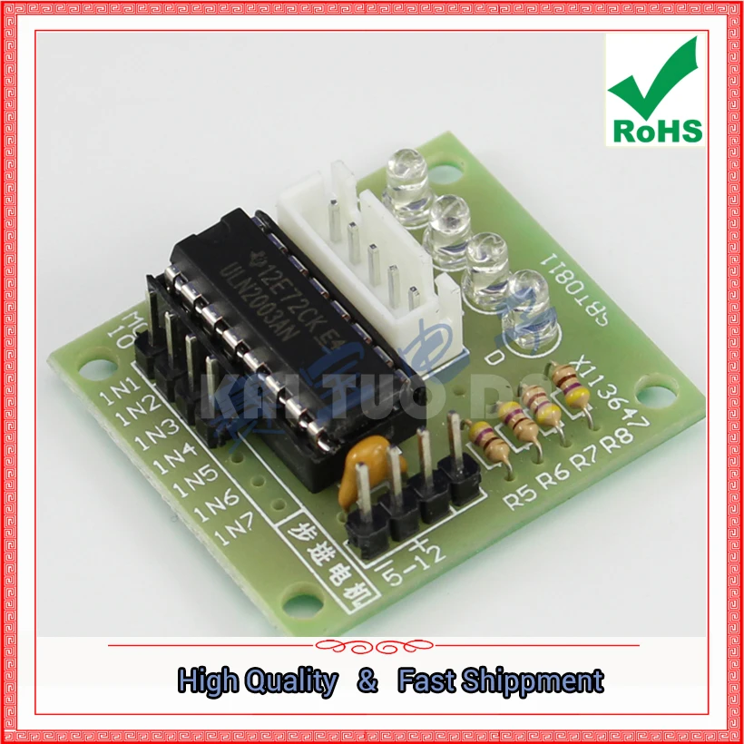 Stepper Motor Drive Board five-wire four-phase UL2003 Test Module Board (C6B2)