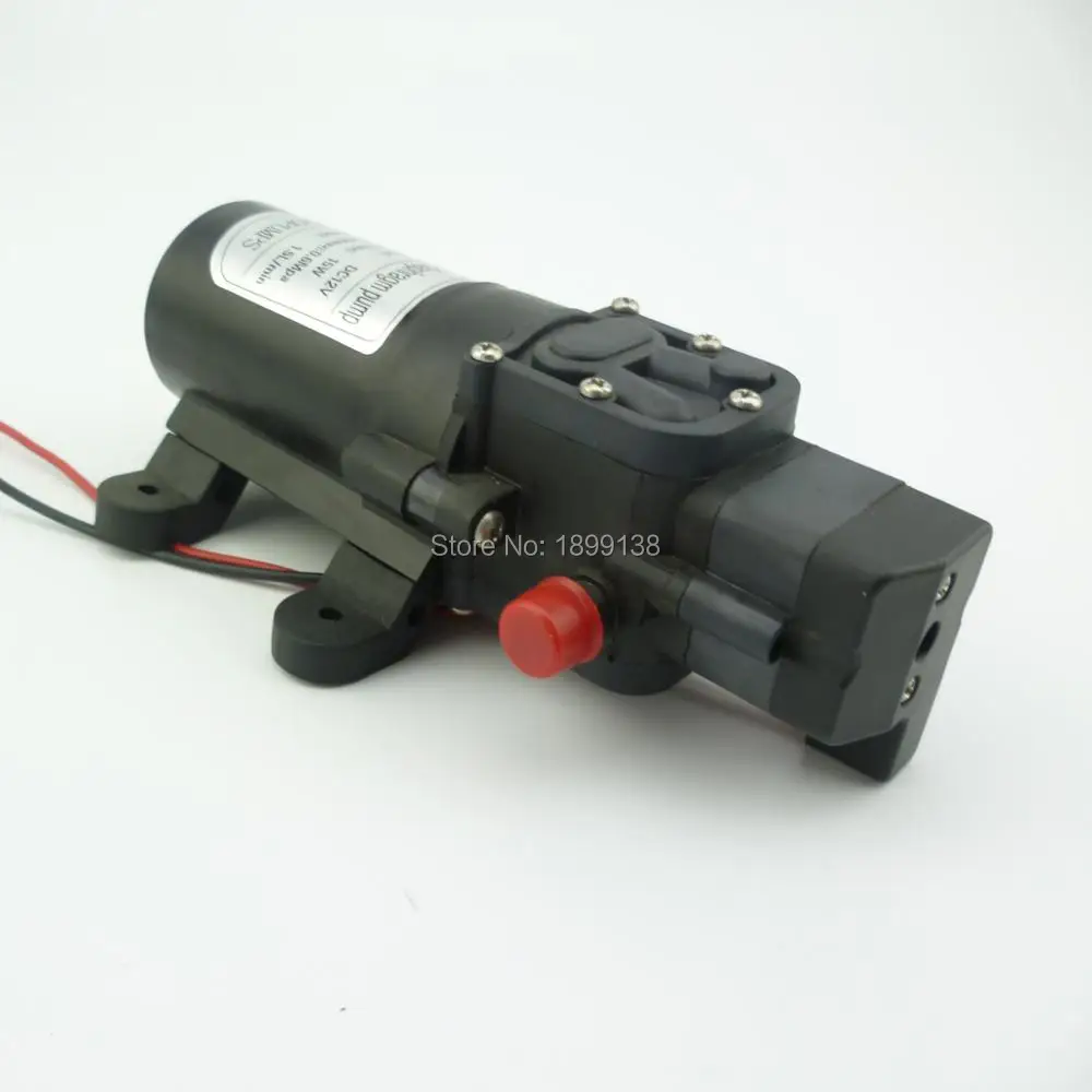 1.5L/min automatic pressure switch type 15W High pressure self priming diaphragm dc 12 volt small cheap water pump