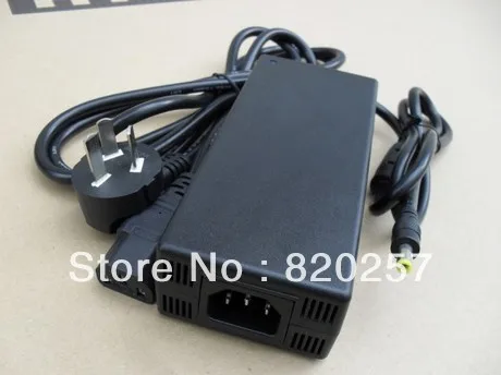 Free Shipping DC12V 10A 120W AC100-240V input led Adapter power supply with plug cable