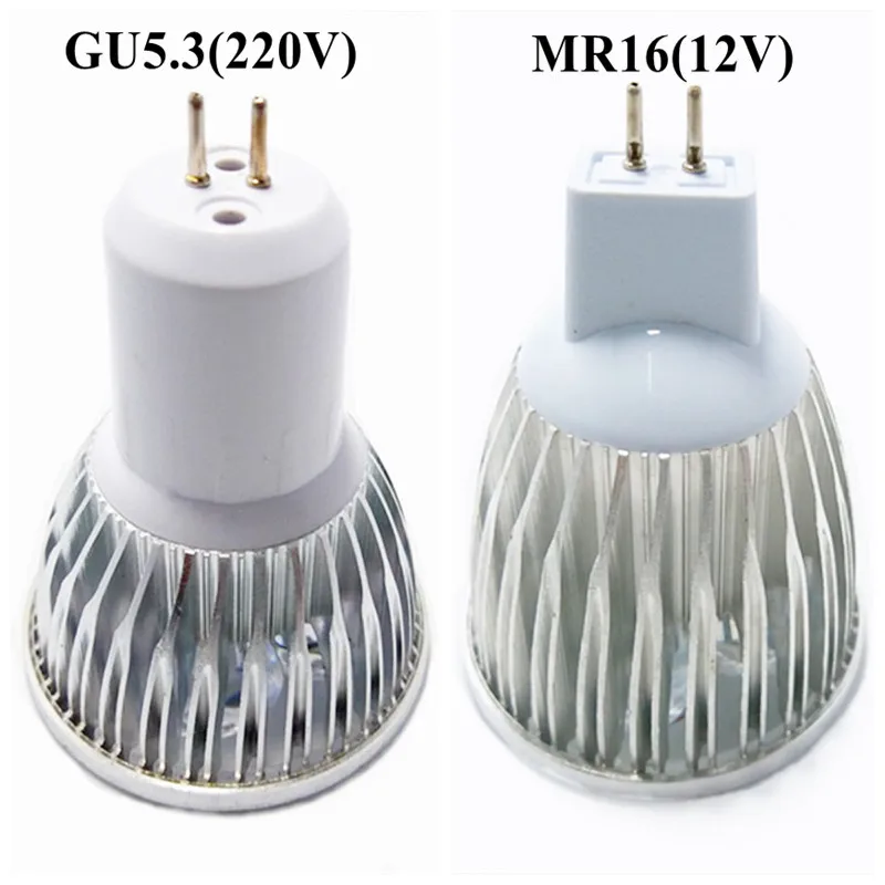 1 piece Dimmable 3W 4W 5W GU10 E14 GU5.3 E27 B22 MR16 LED Spotlight Downlight LED lamp led droplight bulb led light Lighting