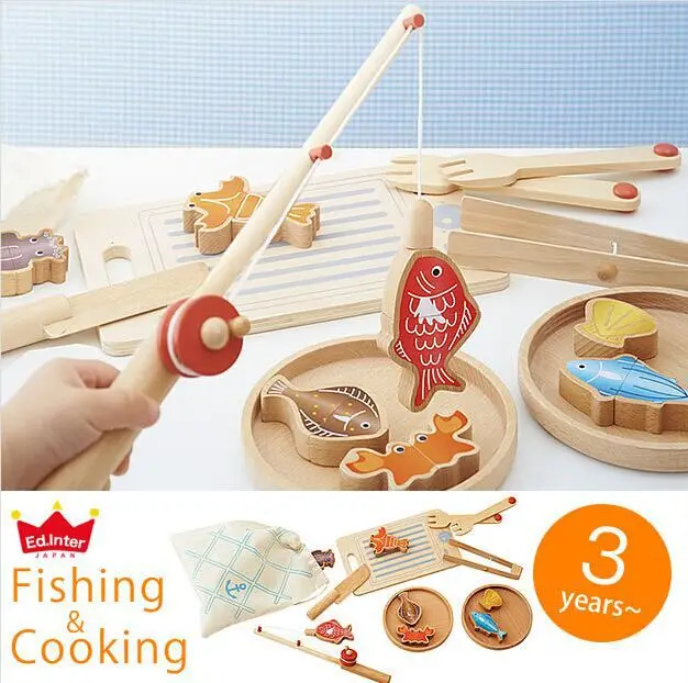 export-japan-multifunction-children-wooden-cooking-fishing-toys-fun-games-kitchen-toys-play-house-toys-quality-free-shipping