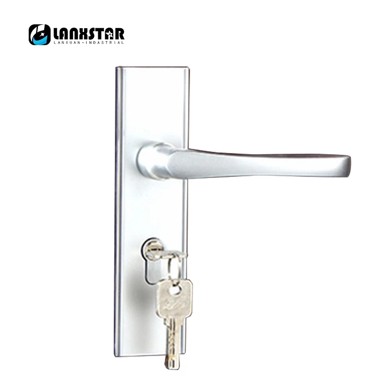 Wholesale Aluminum Handle Lock Door Locks Space Aluminium Alloy Indoor Mute Lockcore Room Safety-Lock