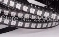 Free shipping  100pcs/lot  WS2812B (4pins) 5050 SMD W/ WS2811 Individually Addressable Digital RGB5V