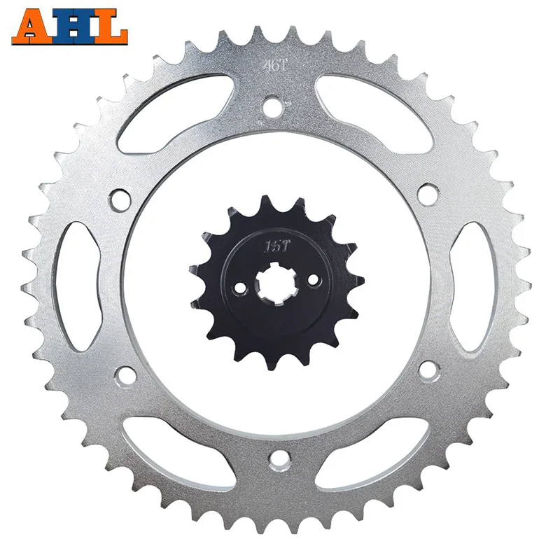 AHL Motorcycle Chain 520 Front & Rear Sprocket 13T-46T 14T-46T 15T-46T For HYOSUNG GT250 R Sport Comet FI EFI Pi Naked