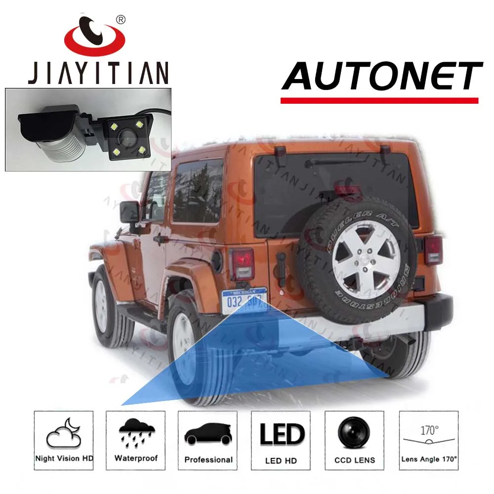 

JIAYITIAN Rear View Camera For Jeep Wrangler JK 2006~2020 CCD/Night Vision/Backup Camera/license plate camera Reverse Camera