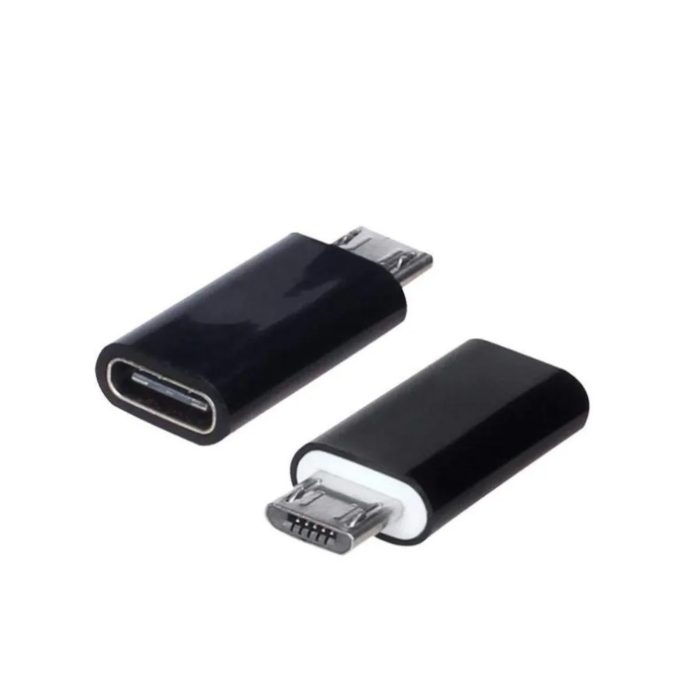 2 Pack Type C Female to Micro USB Male Adapter Connector Connect Futural Digital Phone Accessories