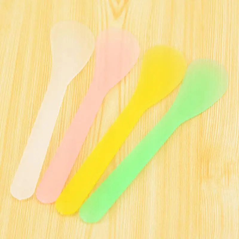 10 Pcs/lot Facial Mask Stick Cosmetic Spatula Scoop DIY Face Mask Spoon Beauty Makeup Sticks Mud Mixing Tools Color Random