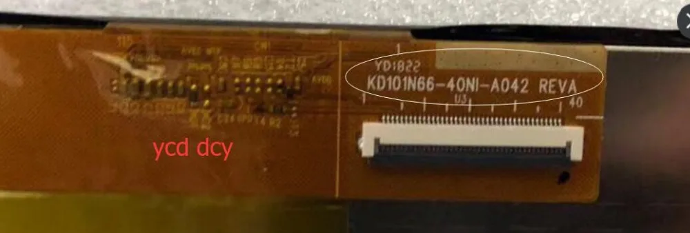 

10,1 дюйма KD101N66-40NI-A042 IPS дисплей KD101N66-40NI планшет с ЖК-экраном