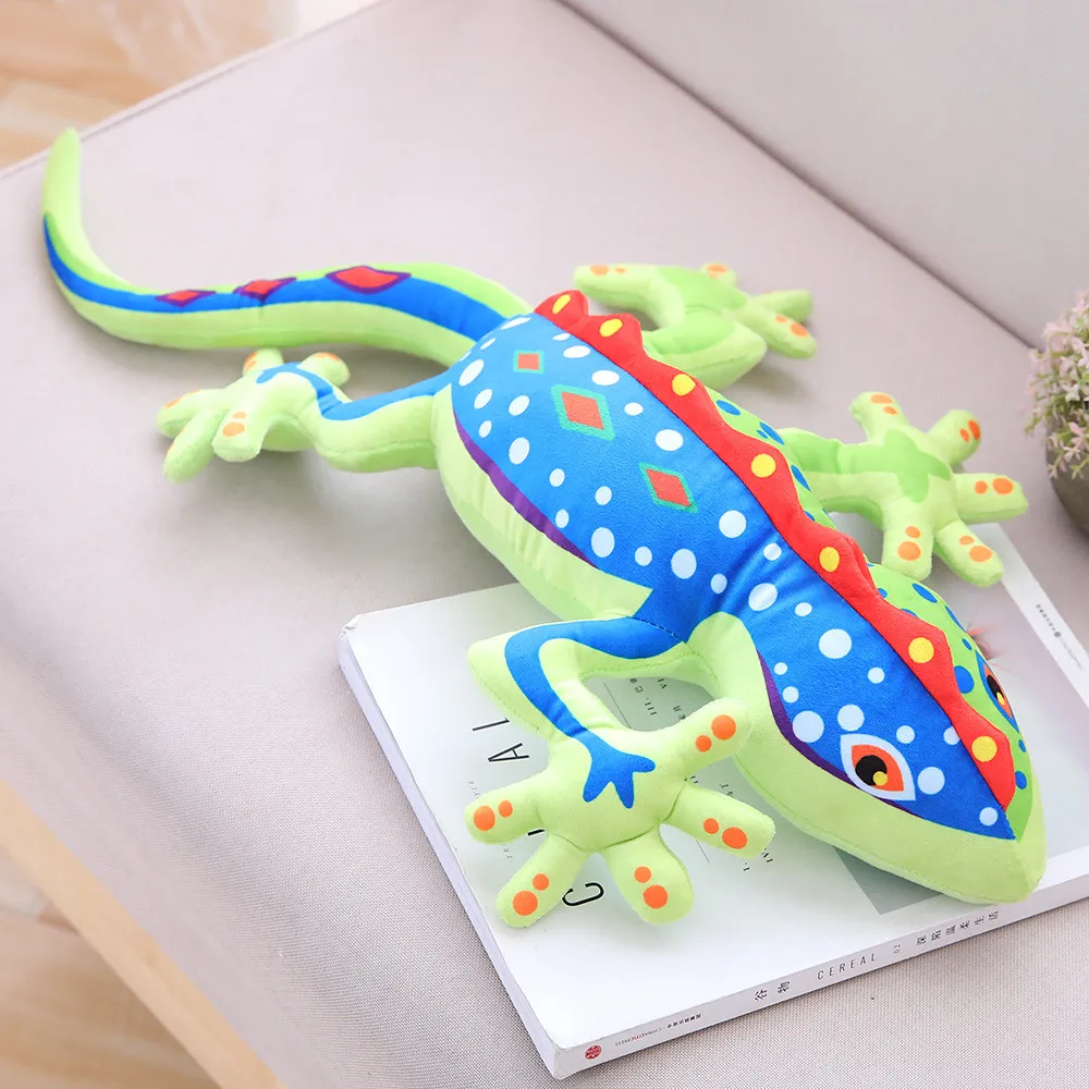 Soft Gecko Plush Toys Stuffed Animal Chameleon Lizard Appease Toy Soft Pillow Doll Gift Children Christmas gifts