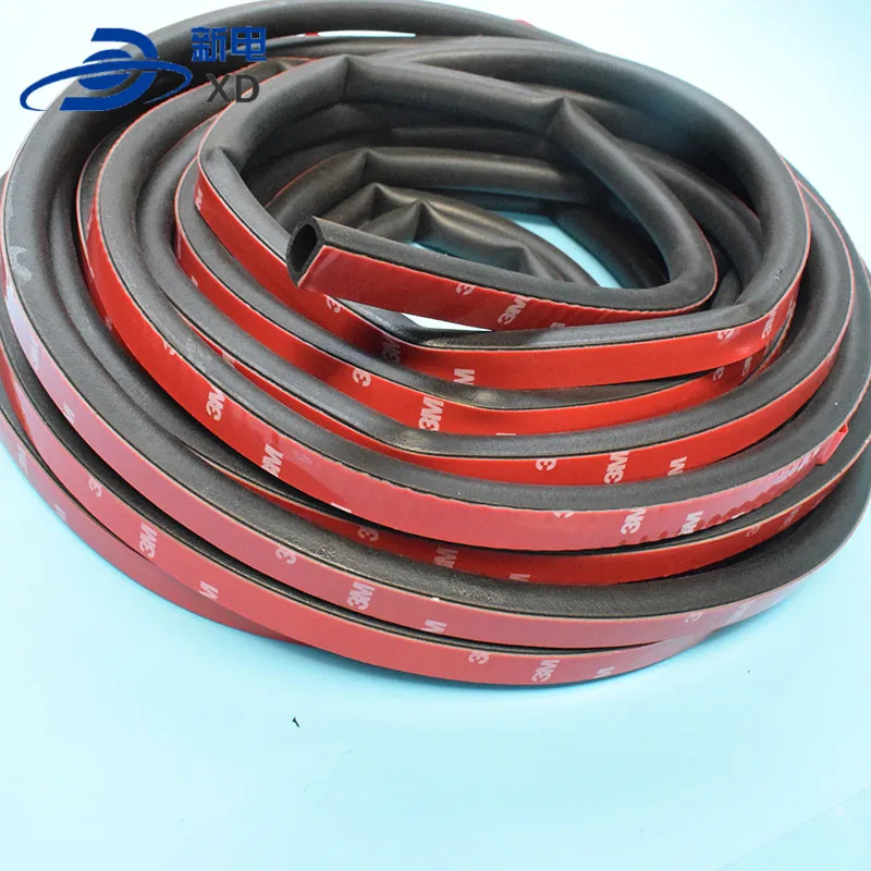 1 Meters Car Door Seal Garage Door Window Silicone Rubber Weatherproof Strip Autoautomotive Goods for Auto Accessories