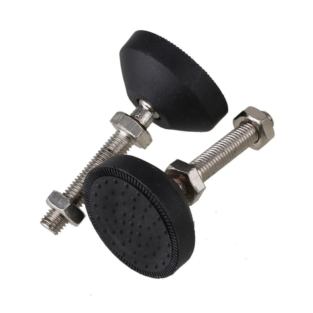 50mm Dia Nylon Base M10 x 50mm Threaded Universal Joint Adjustable Levelling Feet Furniture Glide Pad Every pack 10 or 6or 4Pcs