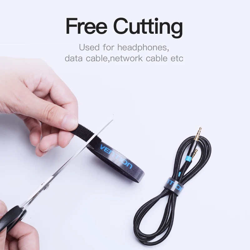 Vention Cable winder USB Cable Protector Earphone Cable Organizer Holder Mouse Wire Holder Clip Cable Management