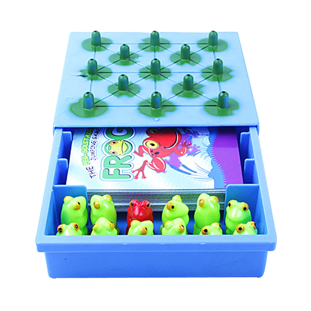 Funny Frog Jumping Game Board Game Playing Card for Children Kids Toys 3+