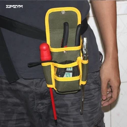 1PC Multifunctional Electrician Tool Bag Waterproof Oxford cloth Tools Kit Pockets  Waist Belt Repair Pouch Pocket Tool