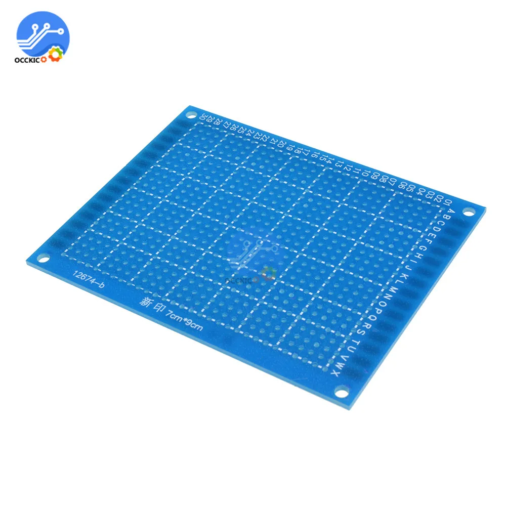 1pcs 7x9 cm one Side Prototype PCB Tinned Universal Printed Circuit Module Prototype Board Stripboard For Arduino