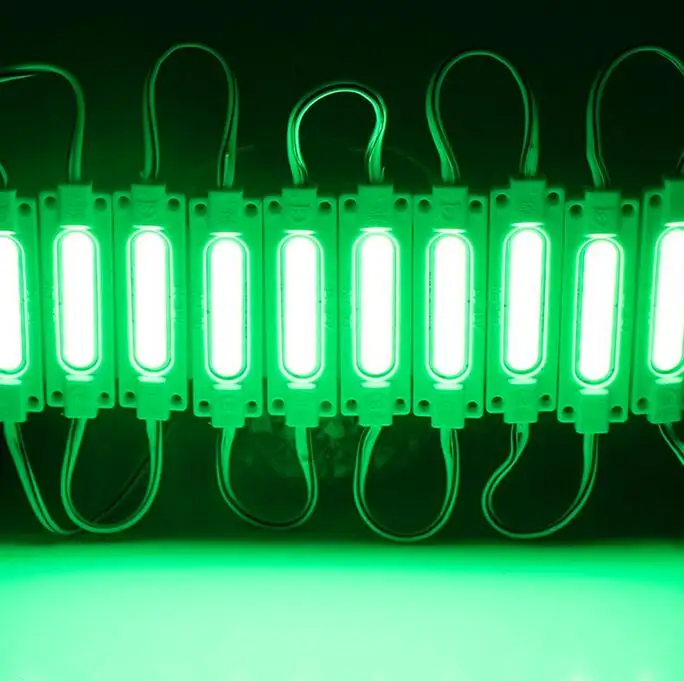 Module COB LED étanche, rétro-éclairage LED pour signe DC12V 2W IP67 CE ROHS 70mm x 20mm x 3mm ABS