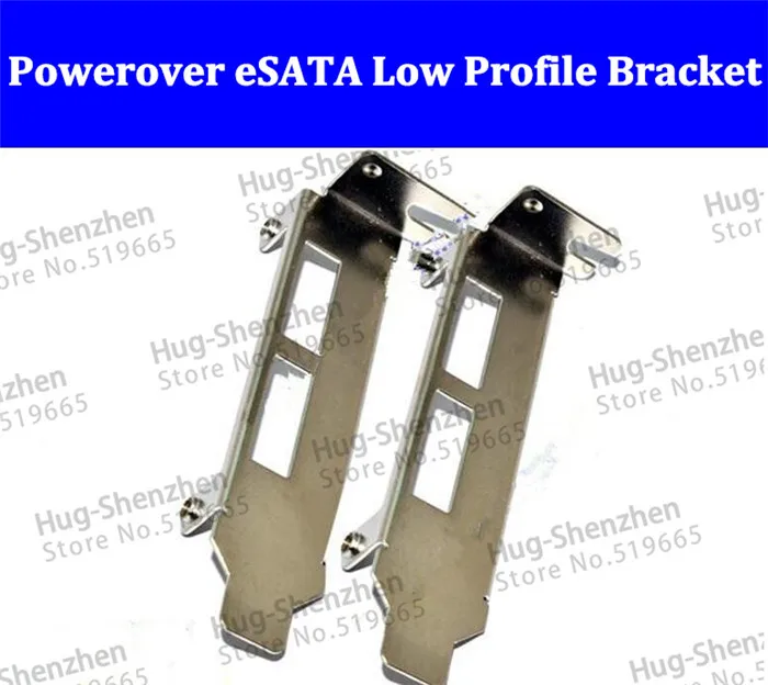 High Quality Powerover eSATA 2Port PCI-e adapter card SATA3.0 card low profile bracket 8CM for chassis