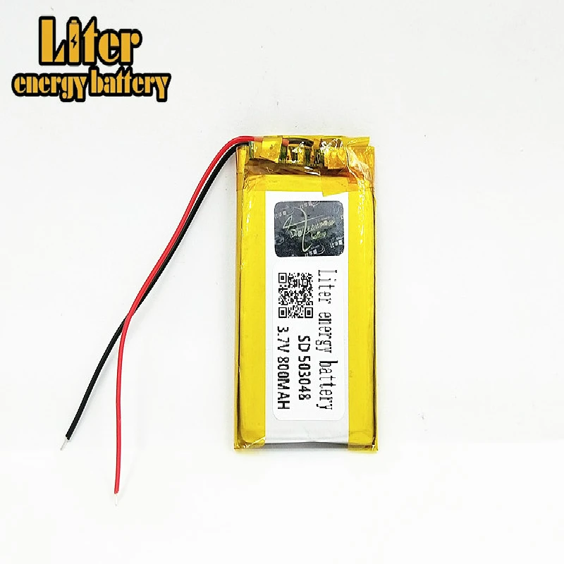 3.7V 800mAh battery 503048 Lithium Polymer Rechargeable Battery Li Po li ion For Mp3 MP4 MP5 DVD Camera GPS bluetooth Speaker