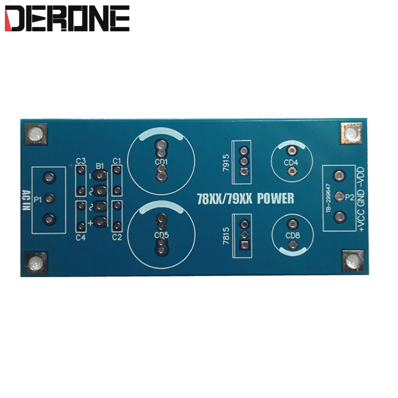PCB a 2 pezzi di potenza lineare regolata LM7815 lm7915 per preamplificatore dac