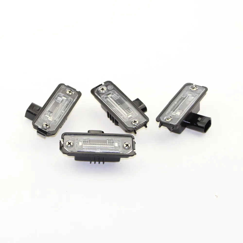 Luces de matrícula halógenas traseras para coche, 4 Uds., para VW Beetle Golf MK4 Lupo Phaeton Polo1J6 943 021B 1GD943021 6QD943021A 1J6943021B