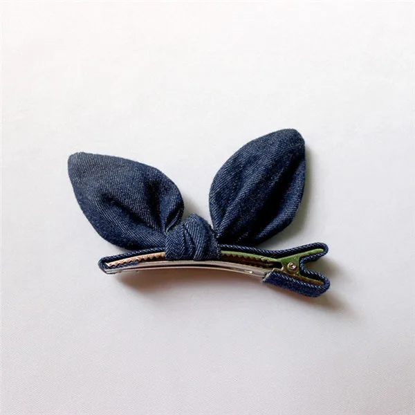 New arrival college style young women lovely cute Rabbit ears Hair Pin baby girl's BB Clip Hairpins Hair Side Clips