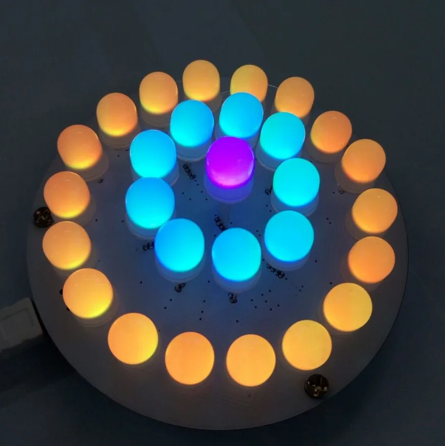

DIY Touch Control Colorful LED lamp DIY KITS Electronic soldering Kits Electronic assembly kit Block for kids