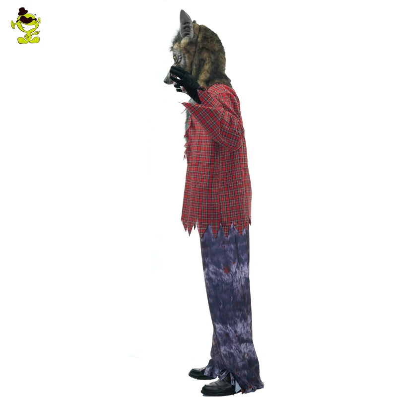 Werewolf Costumes Men's Cosplay Wolf Clothes for Animal Party Adult Cute Wolf Men Halloween Cosplay Costumes