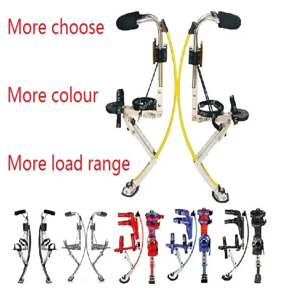 SKYRUNNER Adult Kangaroo Shoes Jumping Stilts Fitness Exercise 200-242lbs/90-110kg Bouncing Shoes