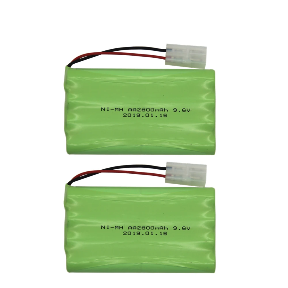 2pcs 9.6V 2800mAh NI-MH Battery Remote Control Toys Electric toy security facilities electric toy AA battery 9.6v battery group