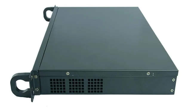 Intel D525 1U Rack Ohren Netzwerk Server mit 6 * Intel 8253 V 1000 M LAN unterstützung ROS PFSense Panabit wayos Barebone PC router