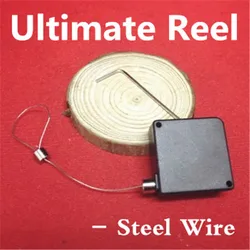 Ultimate Reel-Steel Wire Locked Version Magic Tricks Gimmick Best Magician Accessories Magia Toys Classic Joke