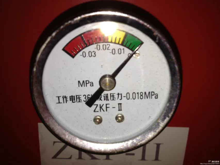 ZKF-II vacuum pressure meter type contaminant blocking alarm for transmitter filter