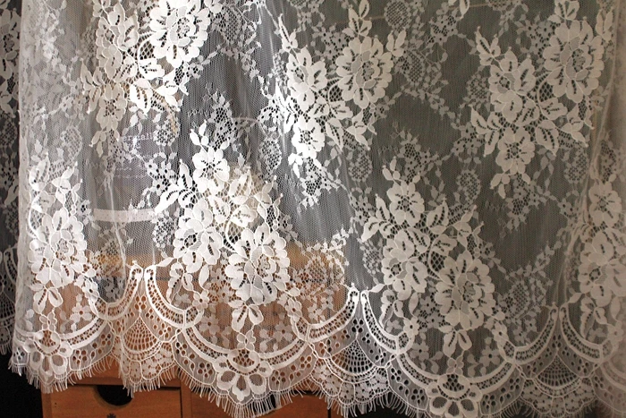 Handgefertigte Wimpernspitzen-Accessoires, DIY-Bekleidung, Stoffpositionierung, Kleider, Vorhänge, Stoffkunst, RS1529, 3 m/Lot – Detail 4