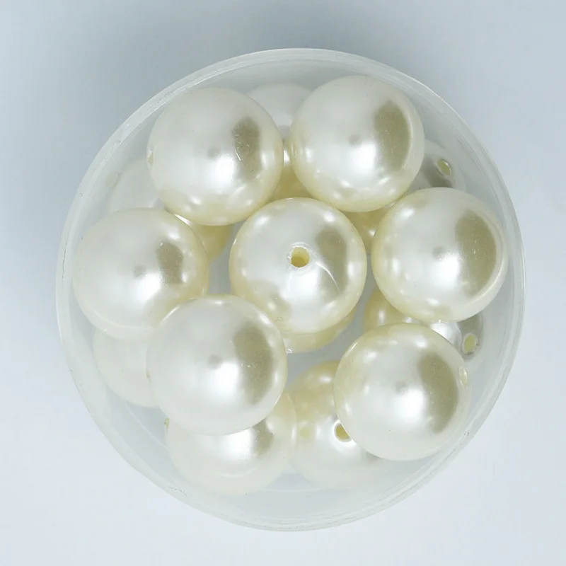 4-20mm perla cabochon tondo ivoy bianco perla imitazione abs branelli allentati craft & decorazione di diy che fanno